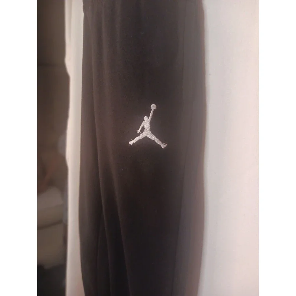 Nike Air Jordan Jogger Sweatpants Black Jumpman Logo Size S